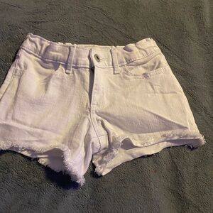 Abercrombie Kids White Jean Shorts